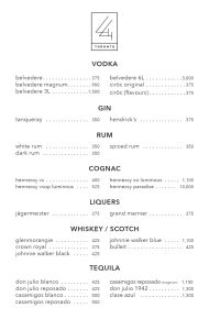 44 bottle menu