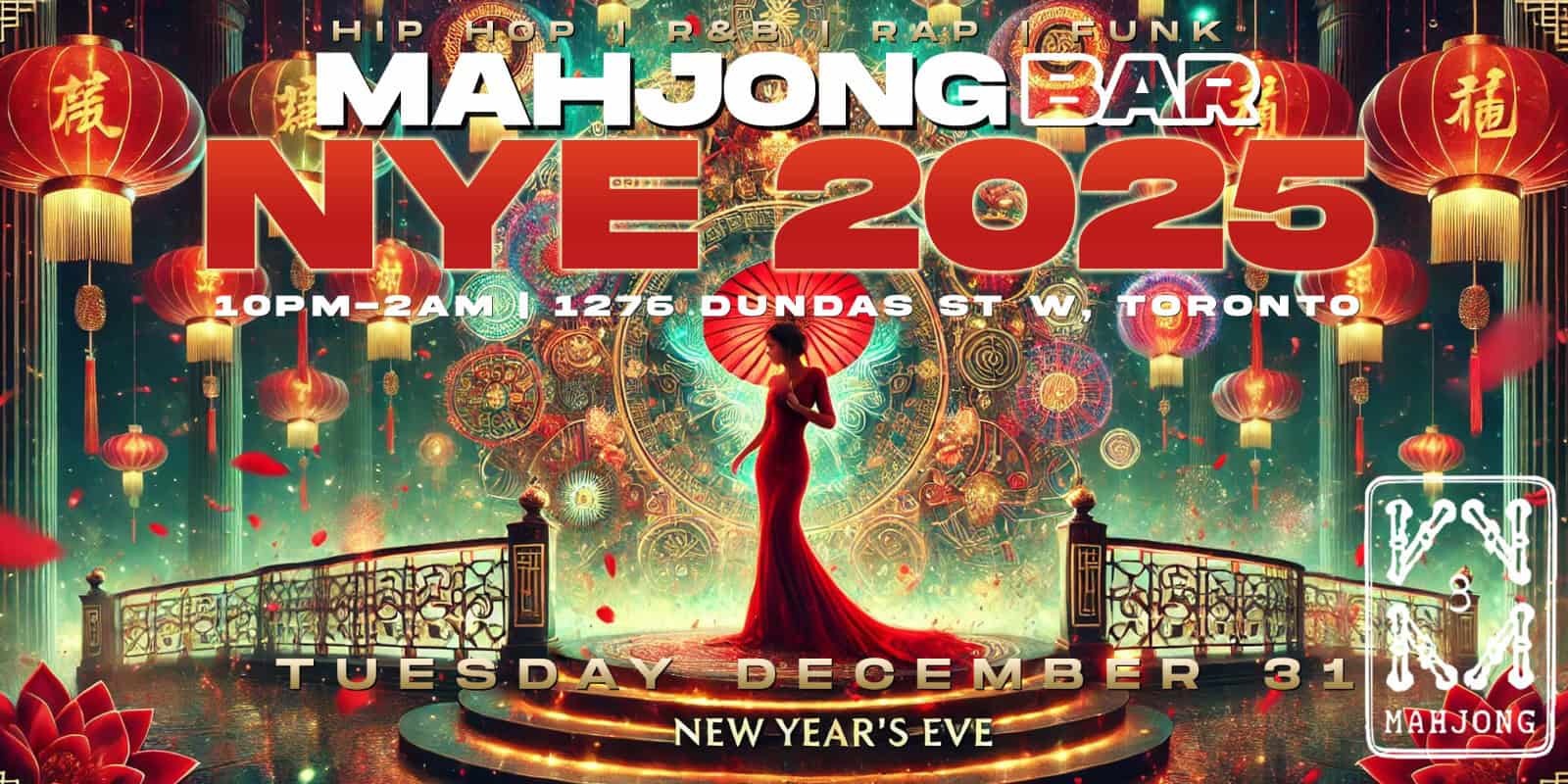 Mahjong Bar NYE price overlay