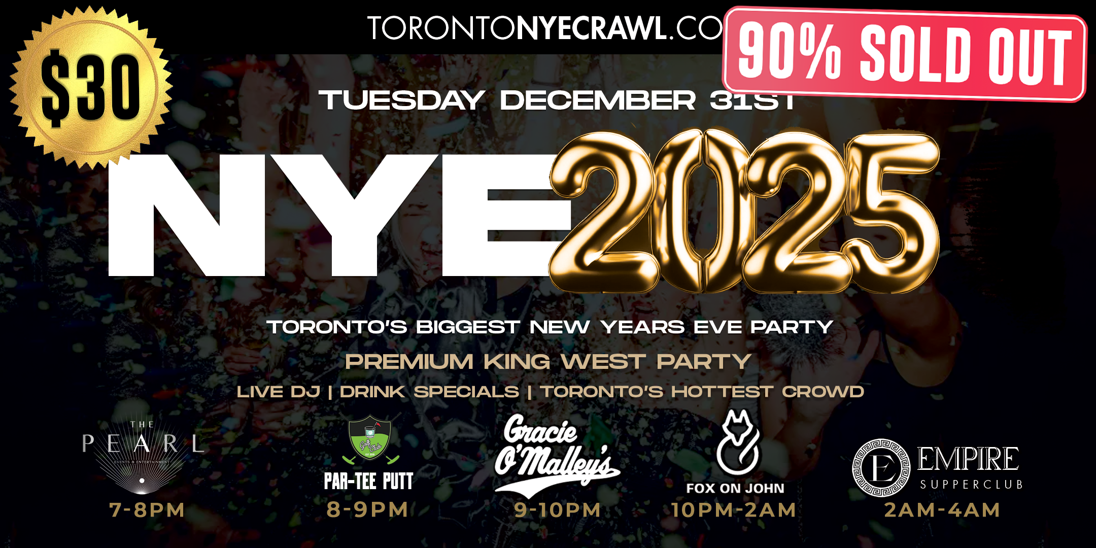 nye events toronto