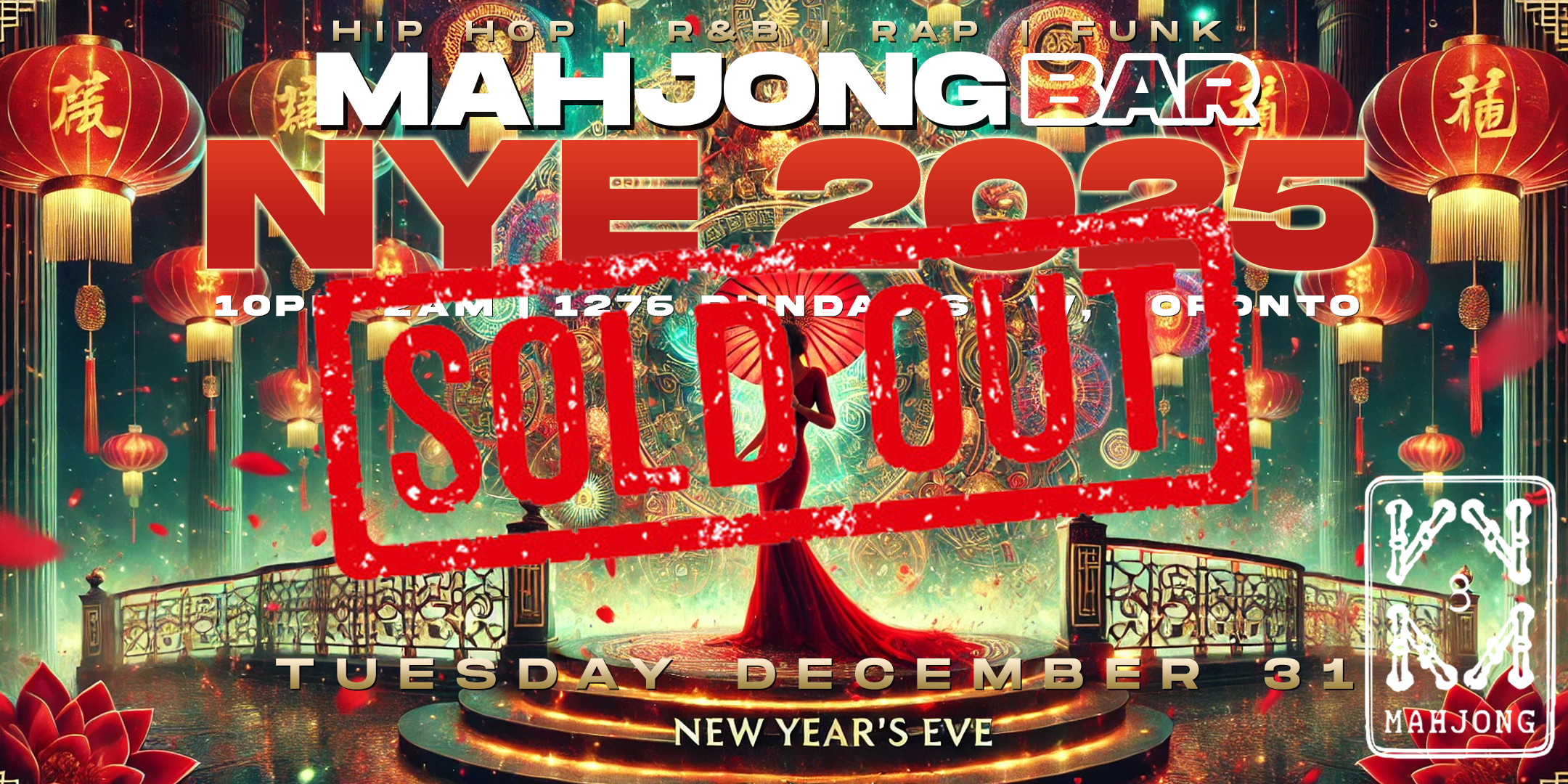 Mahjong Bar NYE price overlay