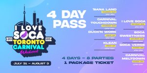 4 Day Pass Caribana