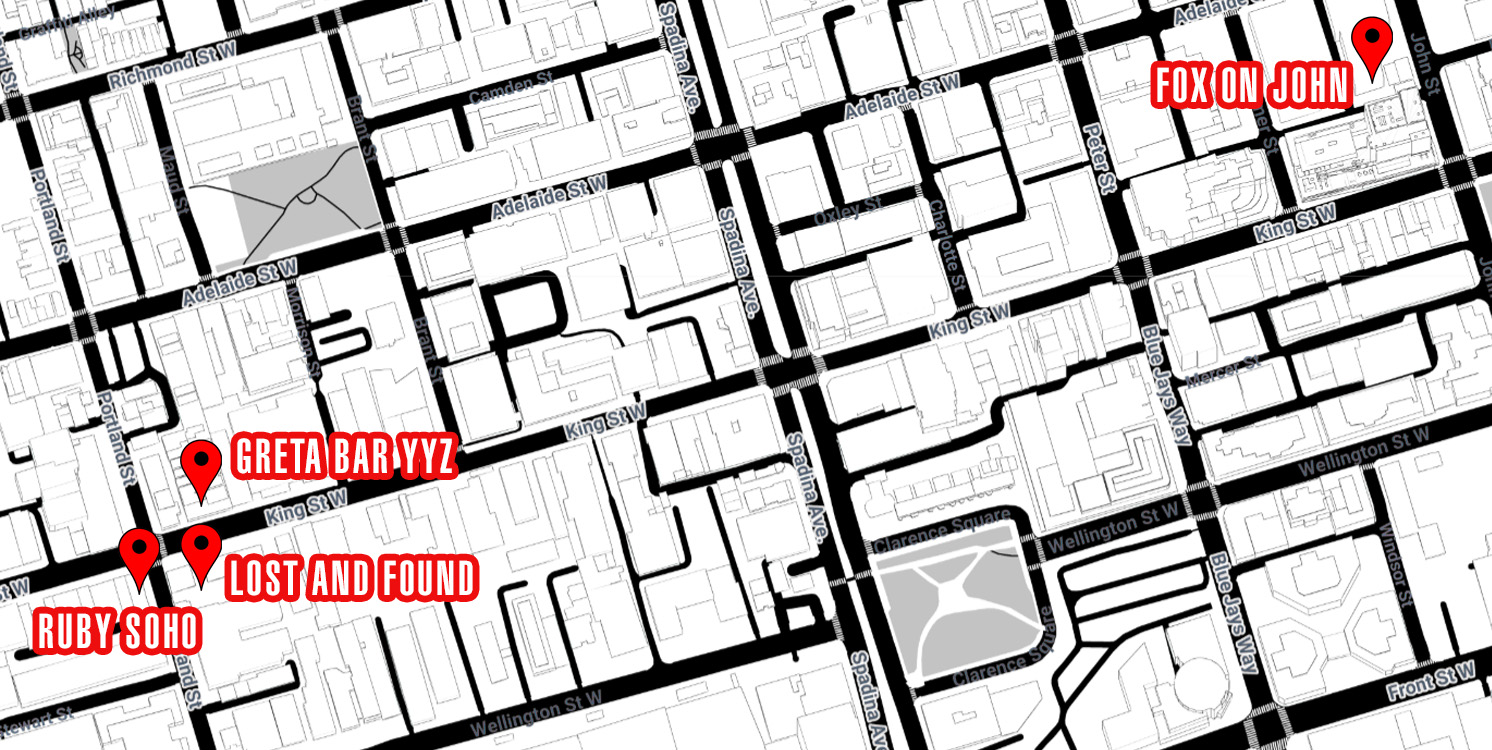 Toronto Pride Party Crawl Instructions