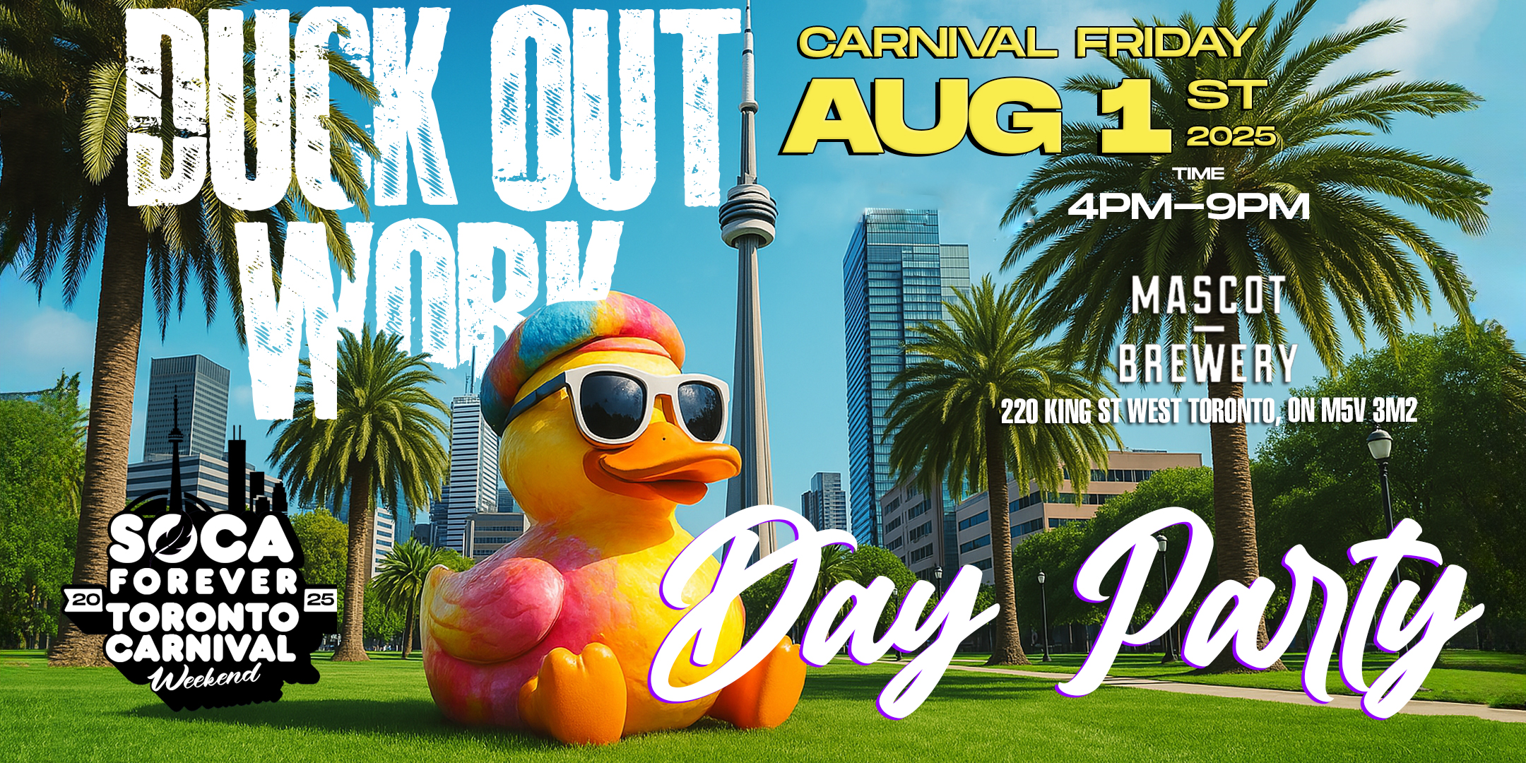 Duck Out Work eventbrite