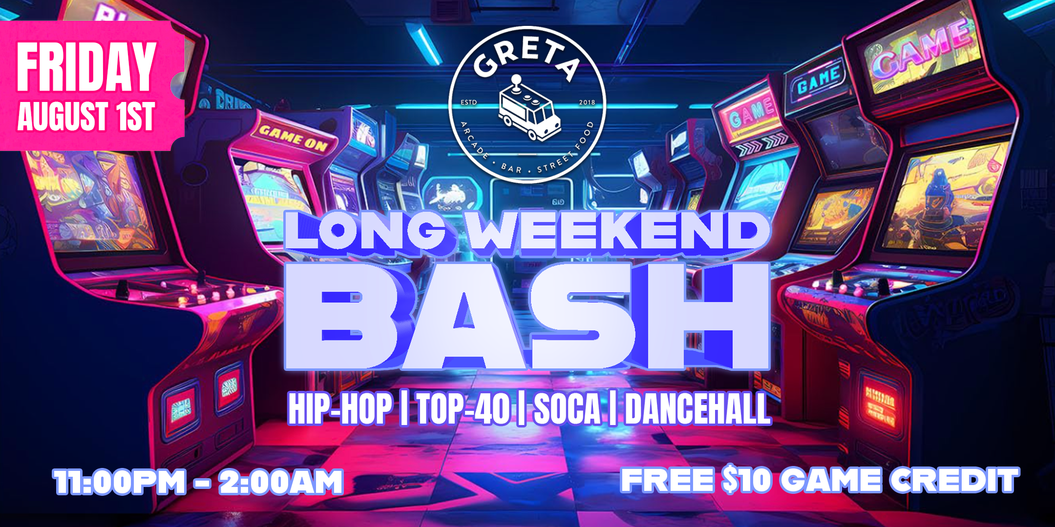 Long Weekend Bash_Greta_Friday