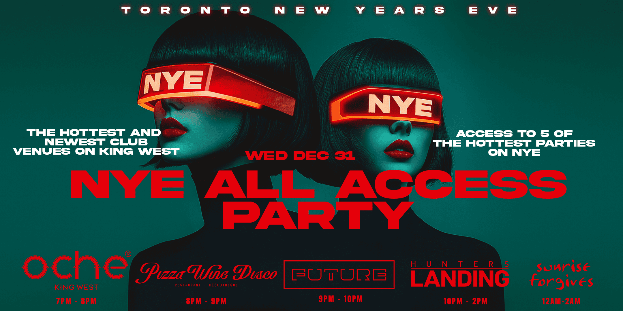 Vibrant New Year's Eve club scene in Toronto with top venues on King West for festive parties.