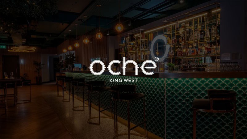 Stylish Toronto club bar with upscale ambiance and vibrant lighting.