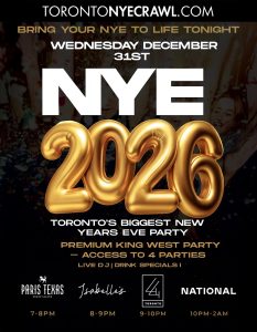 nye parties toronto
