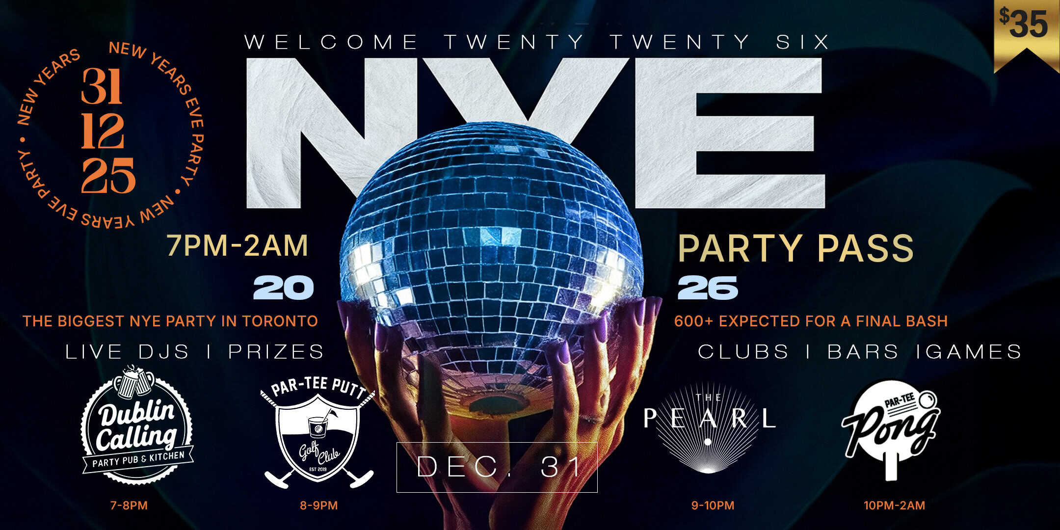 toronto nye parties