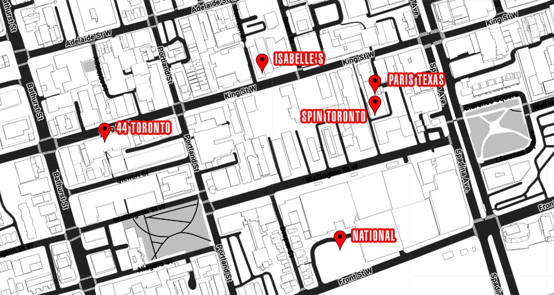 Toronto Pride Party Crawl Instructions