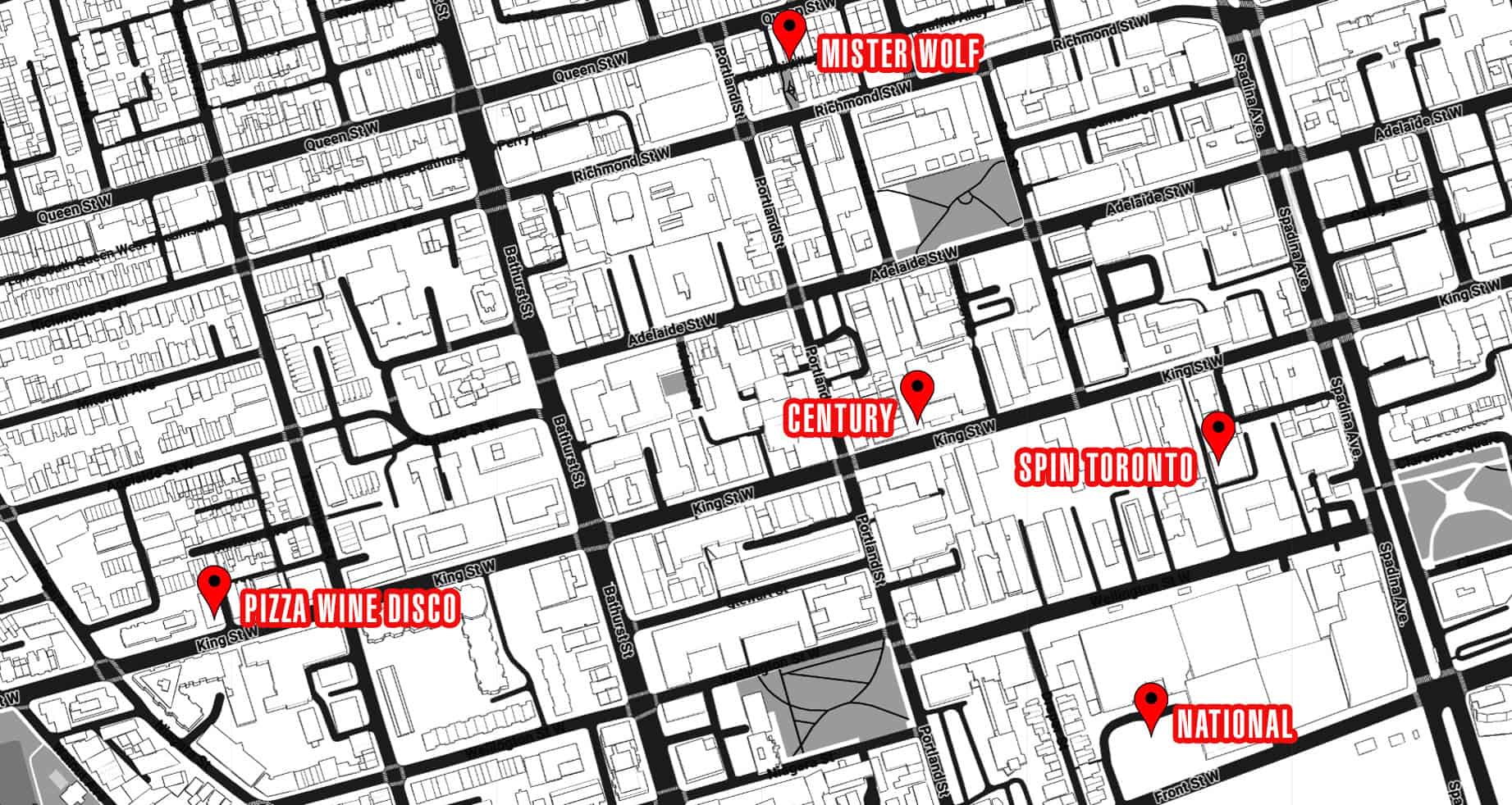 Toronto Pride Party Crawl Instructions