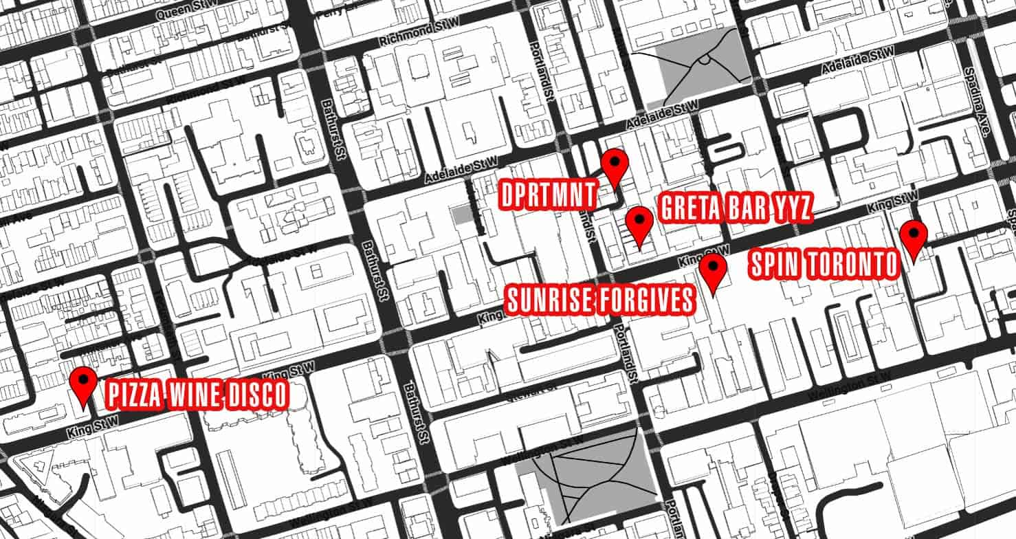 Toronto Pride Party Crawl Instructions